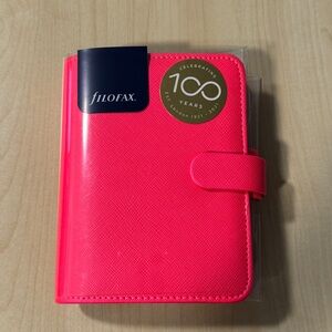 Filofax Saffiano Pocket Organizer - Pink